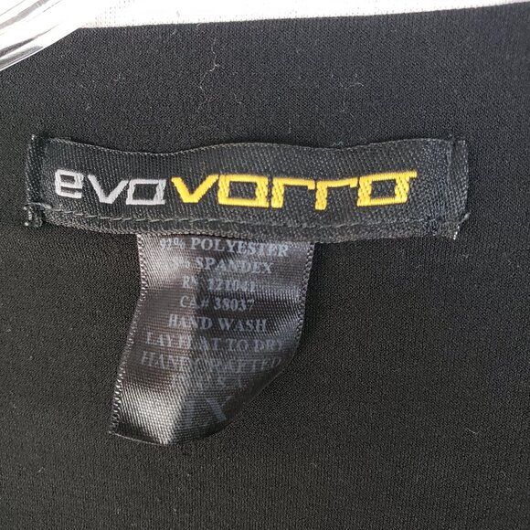 Eva Varro Tunic Top Abstract Print Colorful Art-to-Wear Tie Front size 1X Artsy - Picture 5 of 11